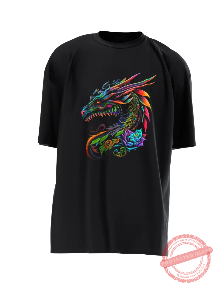 T3P Dragon Patch Shirt Front