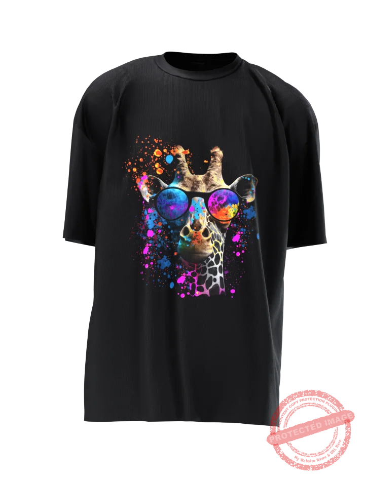 T3P Fluorescent Giraffe T-Shirt Front
