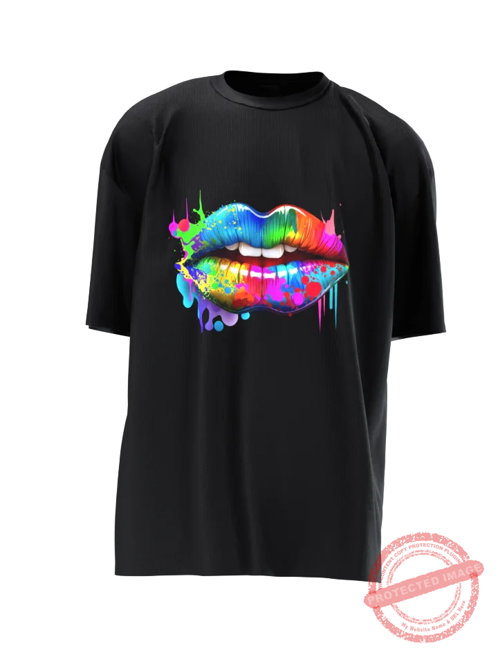 T3P Fluorescent Lips Shirt Front