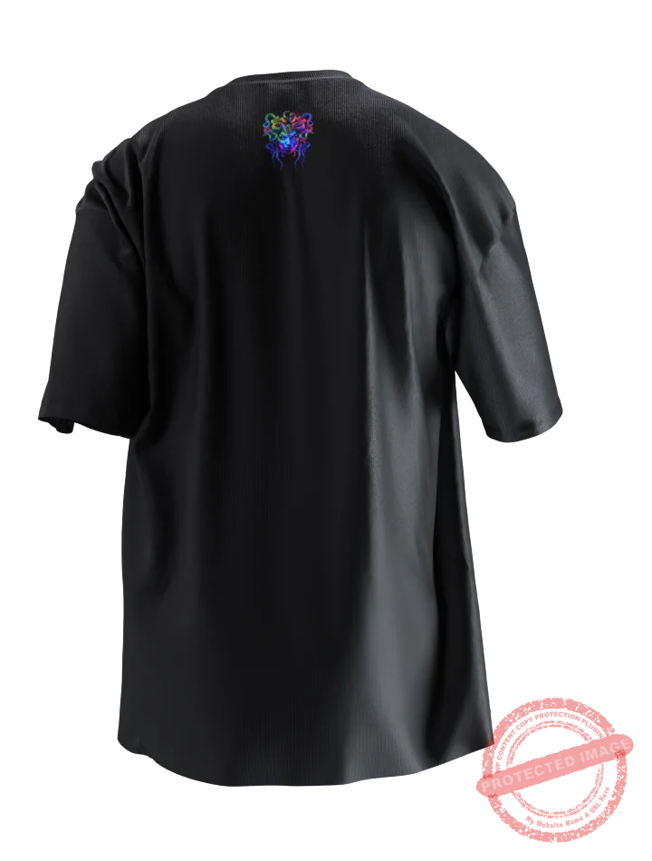 T3P Fluorescent Medusa Shirt Back