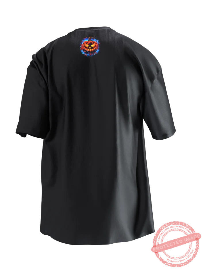 T3P Fluorescent Pumpkin Shirt Back