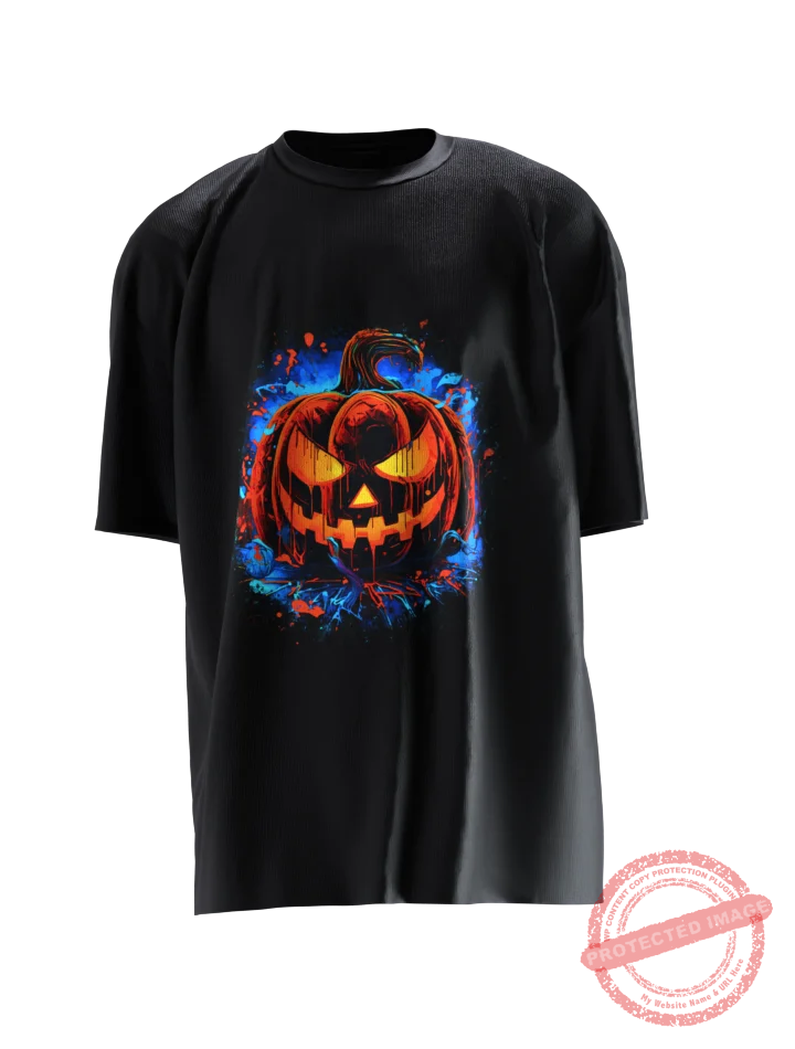 T3P Fluorescent Pumpkin Shirt Front