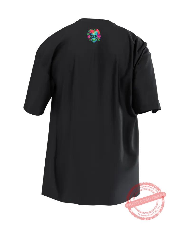 T3P Green Skull Shirt Back