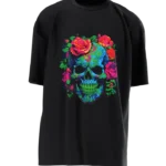 T3P Green Skull Shirt Front