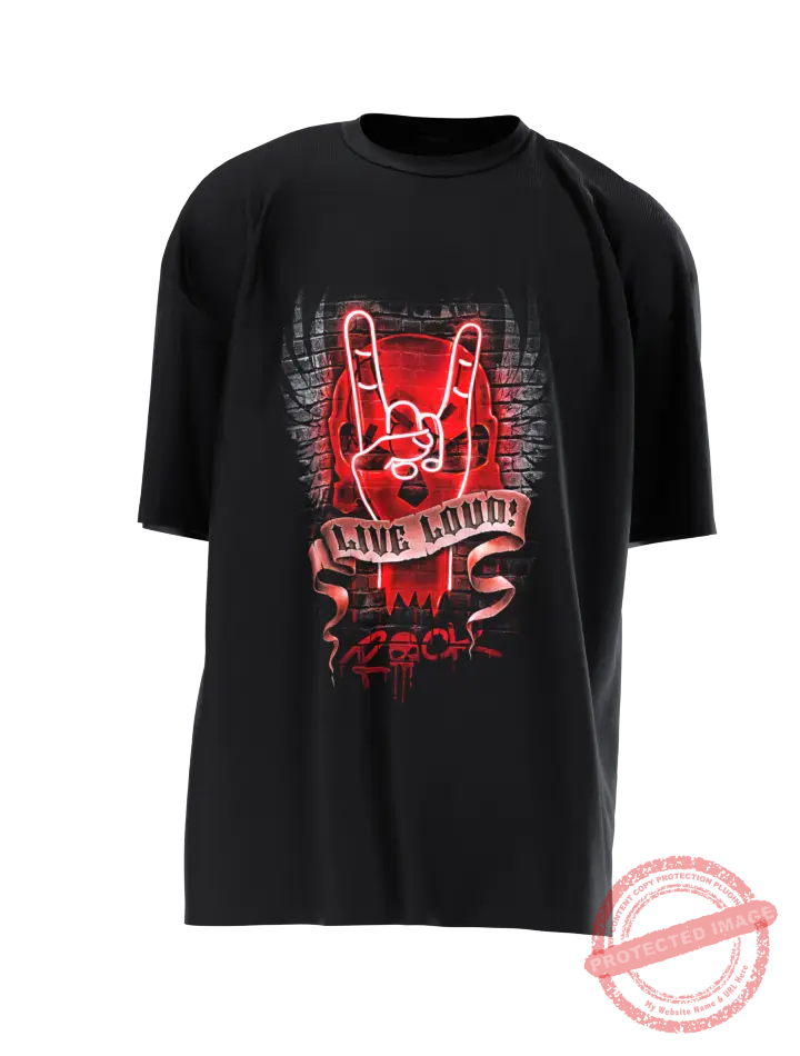 T3P Lets Rock Shirt Front