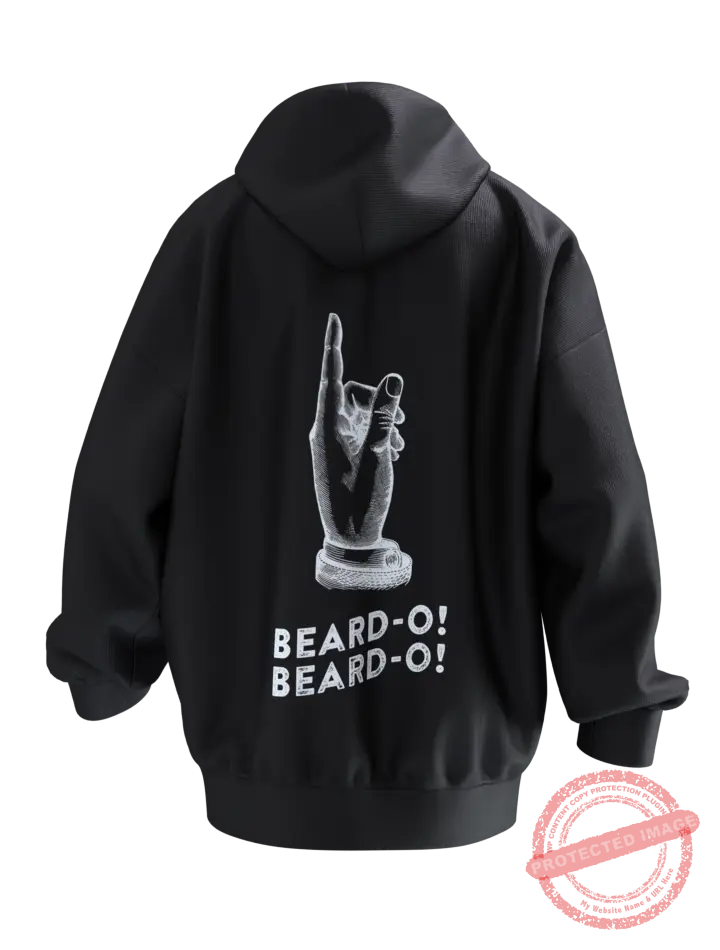 Beard O Hoodie T3P Back