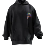 Fluorescent Skull Cap Hoodie T3P Front