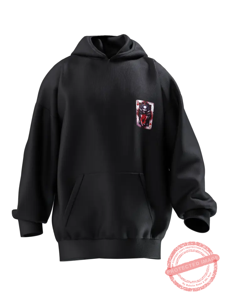 Queen of Hearts Hoodie T3P Front