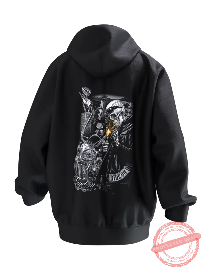 Ride or Die Hoodie T3P Back