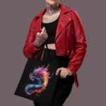 T3P Fluorescent Dragon Tote Bag T3P Fluorescent Dragon Tote Bag