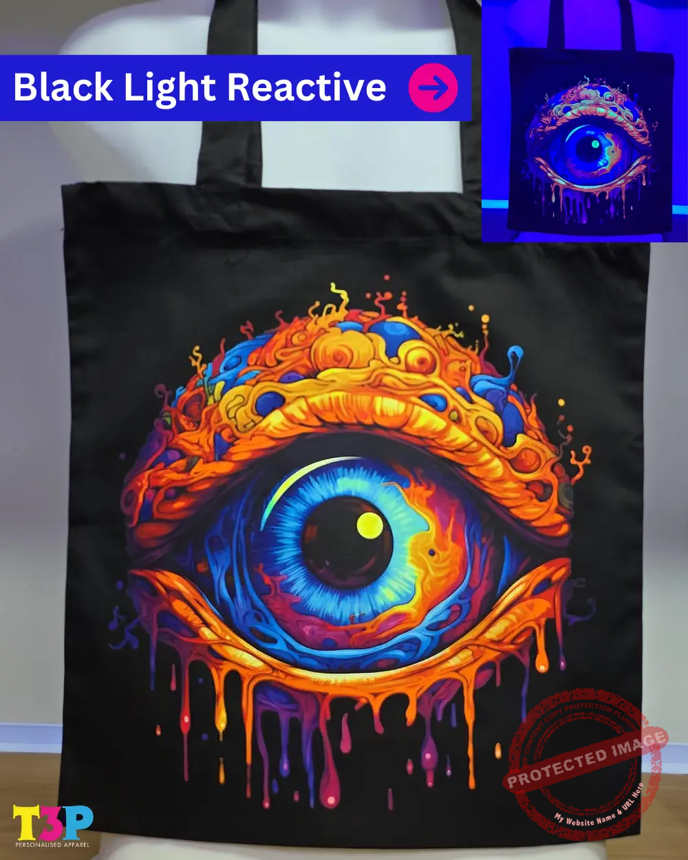 T3P - Fluorescent Eye Bag T3P - Fluorescent Eye Bag