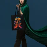 T3P Fluorescent Mushroom Tote Bag