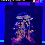 T3P - Fluorescent Mushrooms Cap Bag Black Light