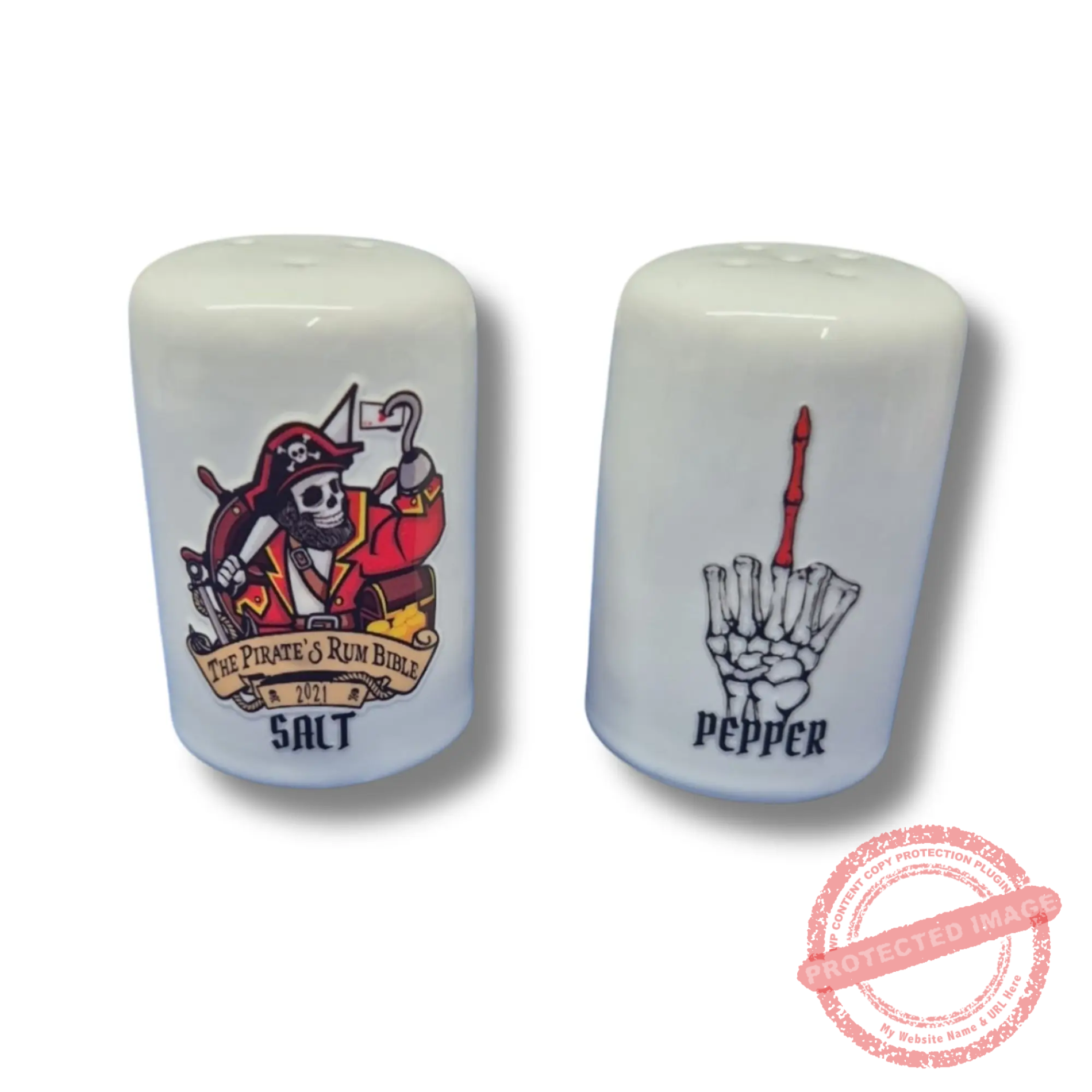 Pirates Rum Bible Salt & Pepper
