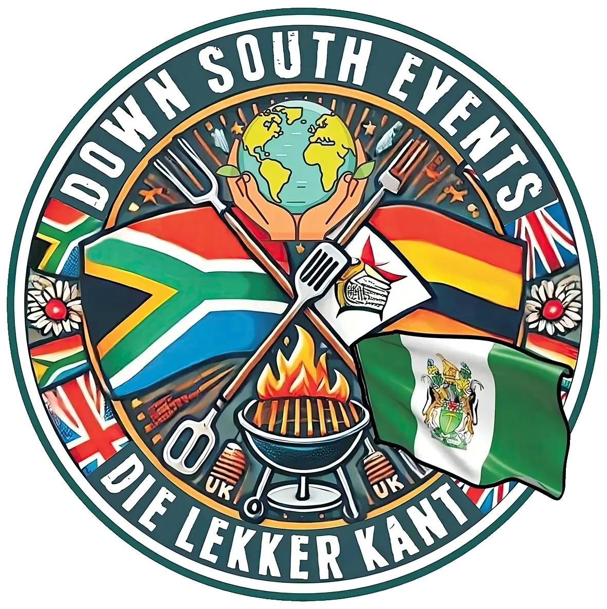 DownSouthEvents Logo 100mm